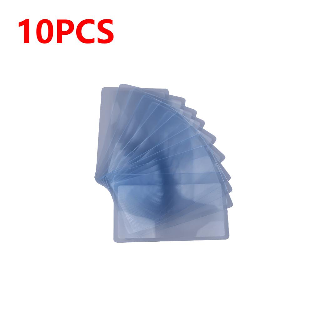 

10-100PCS 3X Magnification Magnifier Credit Card Magnifier Fresnel LENS Pocket Credit Card Size Transparent Magnifying Glass