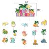 3D Rosa Dinosaurier Ballon Set Geburtstag Party Banner Kuchen Einsetzen Dinosaurier Ballon Party Dekoration Lieferungen