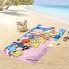 The Simpsons Cartoon Poster Print Beach Towel, Large Soft Quick Dry Towel for Beach Camping Swimming
