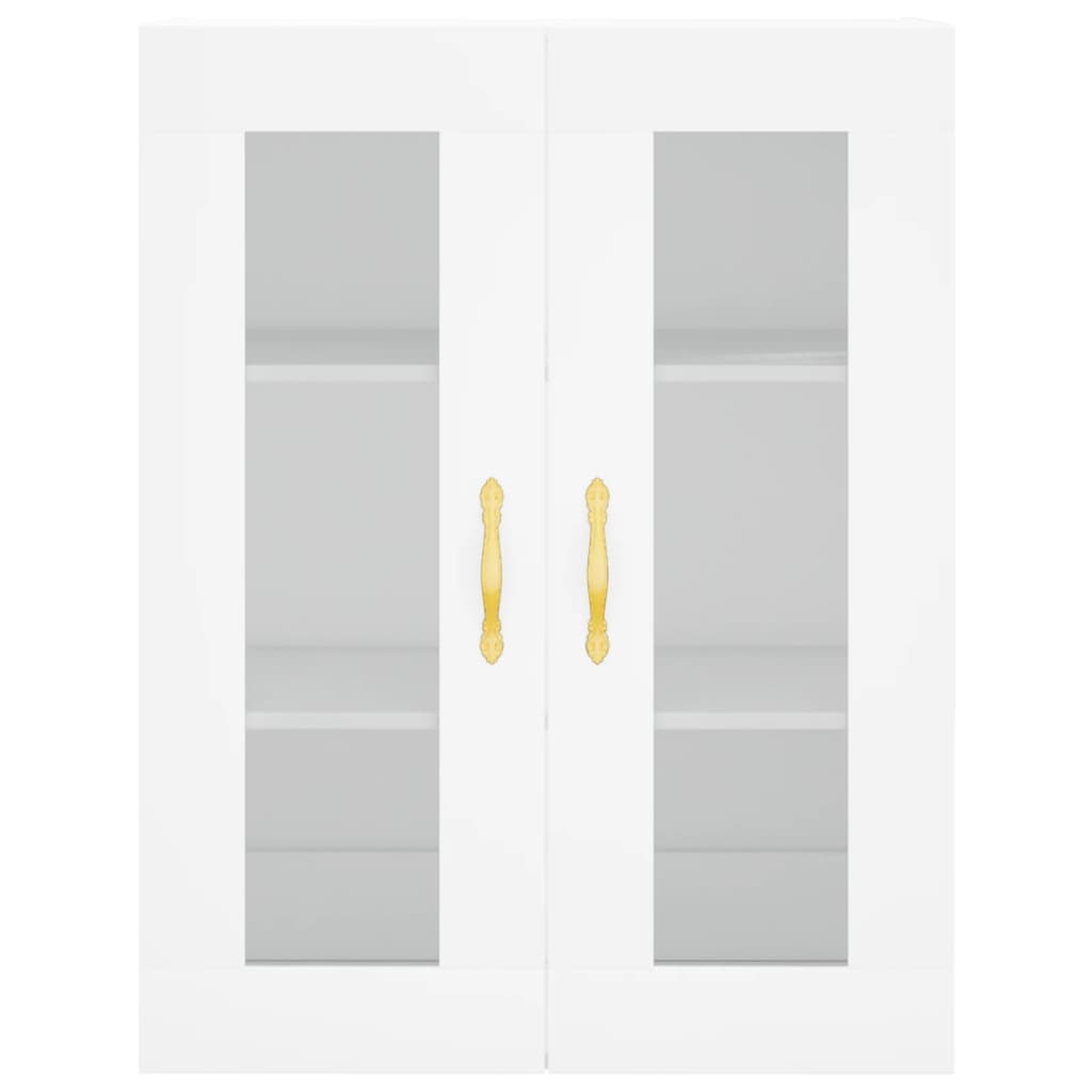 Highboard White 69.5 x 34 x 180 cm Particleboard
