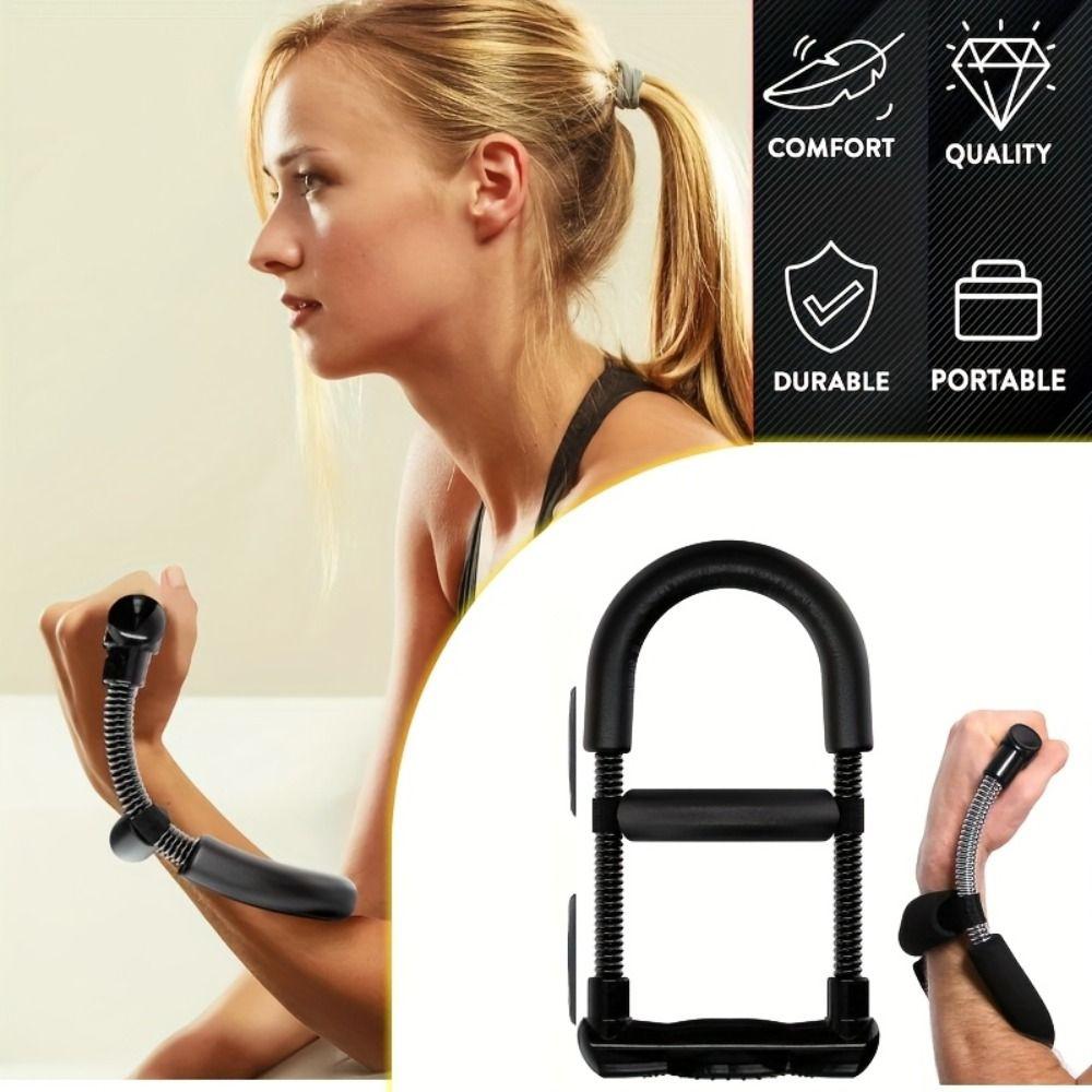 

45-pound Forearm Strength Trainer Adjustable Resistance Grip Trainer Fitness срібний