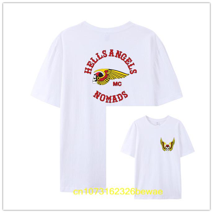 2025 Maglietta Uomo Casual Hells Angels 81 Supporto Maglietta Grafica Oversize Top Sportivi Traspirante Comodo Streetwear S 4xl