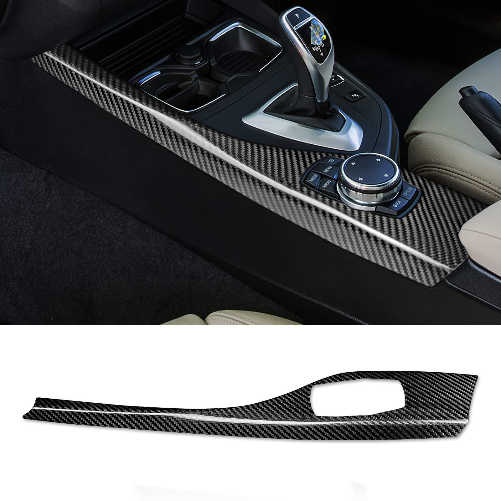 

AIRSPEED Накладка на панель с кнопками мультимедиа из углеродного волокна для BMW и индивидуального интерьера только для правого руля F20, F21, F22, Аксессуар (черный)