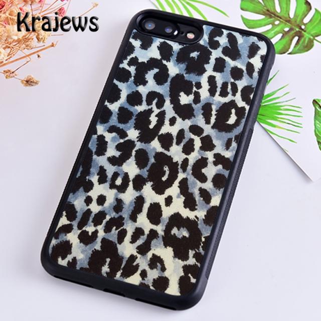 Krajews Leopard print Pattern Tiger Phone Case Cover For iPhone 17 Air 16 15 14 plus 12 13 pro max coque Fundas