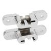 Hidden Door Zinc Alloy Invisible Hinge Silver 180 Degree Cross Door Hinge Concealed Cross Kitchen Cabinet Door
