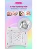 220W Rhinestone Dual Light Nail Lamp: Portable, Quick-Dry, Gel-Curing with No Blackening