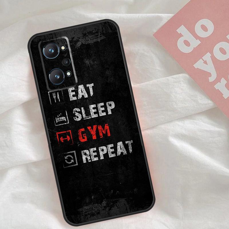 

Fitness Bodybuilding Gym Case For Realme GT7 Pro GT6 C75 C65 C67 C61 C53 C55 C51 C35 C63 C71 15 11 12 13 14 Pro Plus Realme C75 4G