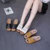 Comemore Summer Women Slippers New Open Toe Retro Breathable Womens Sandals Wedge Slip On Female Women Slides Platform  Footwear