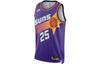 NBA Basketball Jerseys Unisex Purple Moderate Other DO9452-507