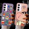 Case for Samsung Galaxy A23 A71 A25 A73 A54 A12 A13 A72 A16 A34 A32 A36 A17 A52 A14 A56 Phone Cover Cool Cra-yons Shin-chans