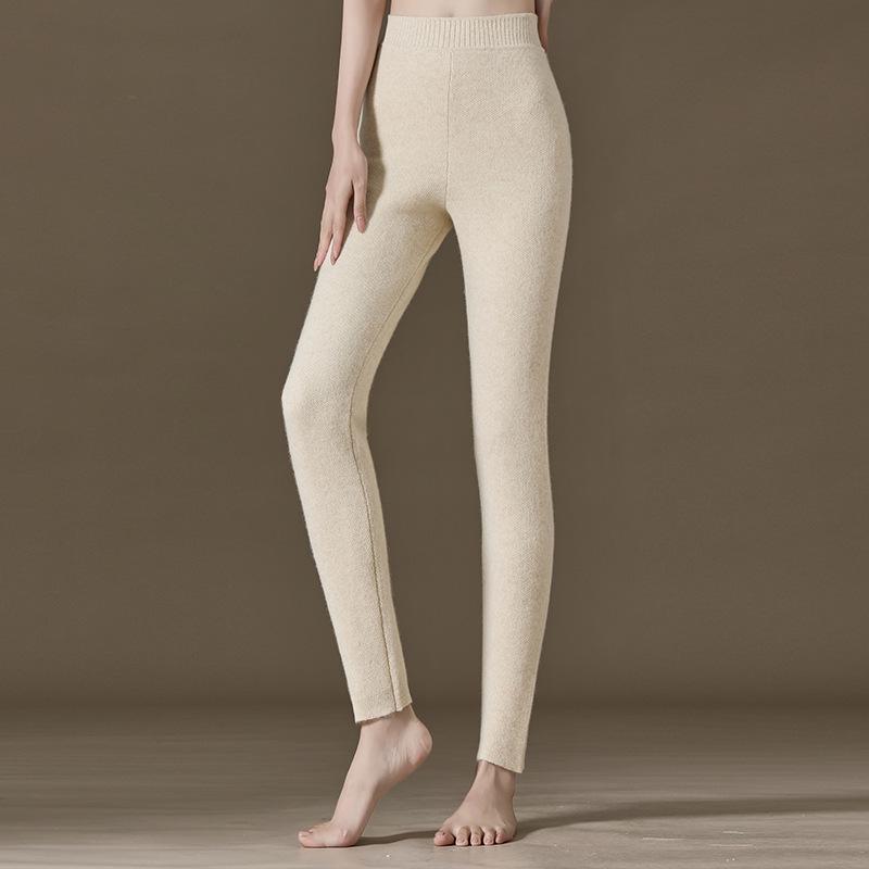 Women's Winter 100% Pure Cashmere Thick Leggings