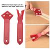 2PCS Caulk Tools Kit Silicone Sealant Remover Shovel Glass Cement Caulking Scraper