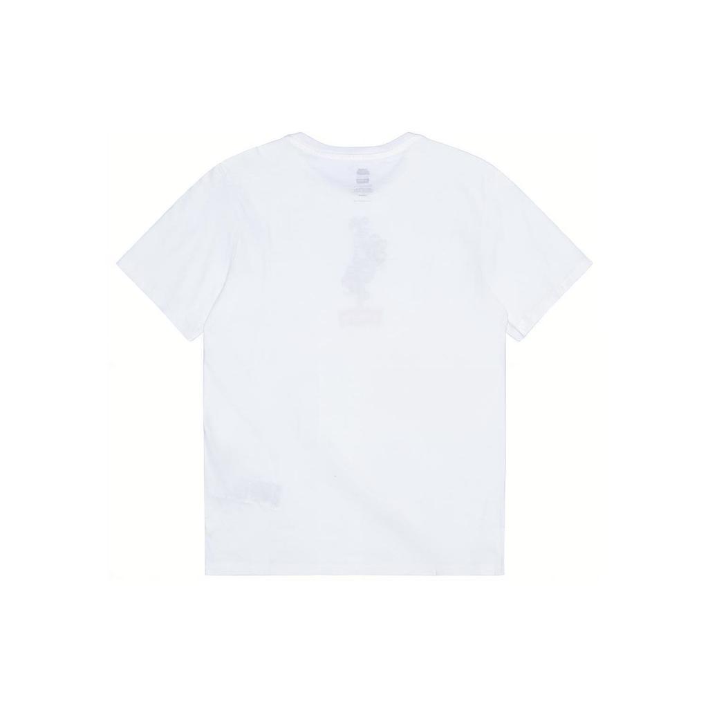 Levis X Super Mario Cartoon-Print Rundhals Kurzarm T-Shirt Herren T-Shirts Weiß 22491-0711