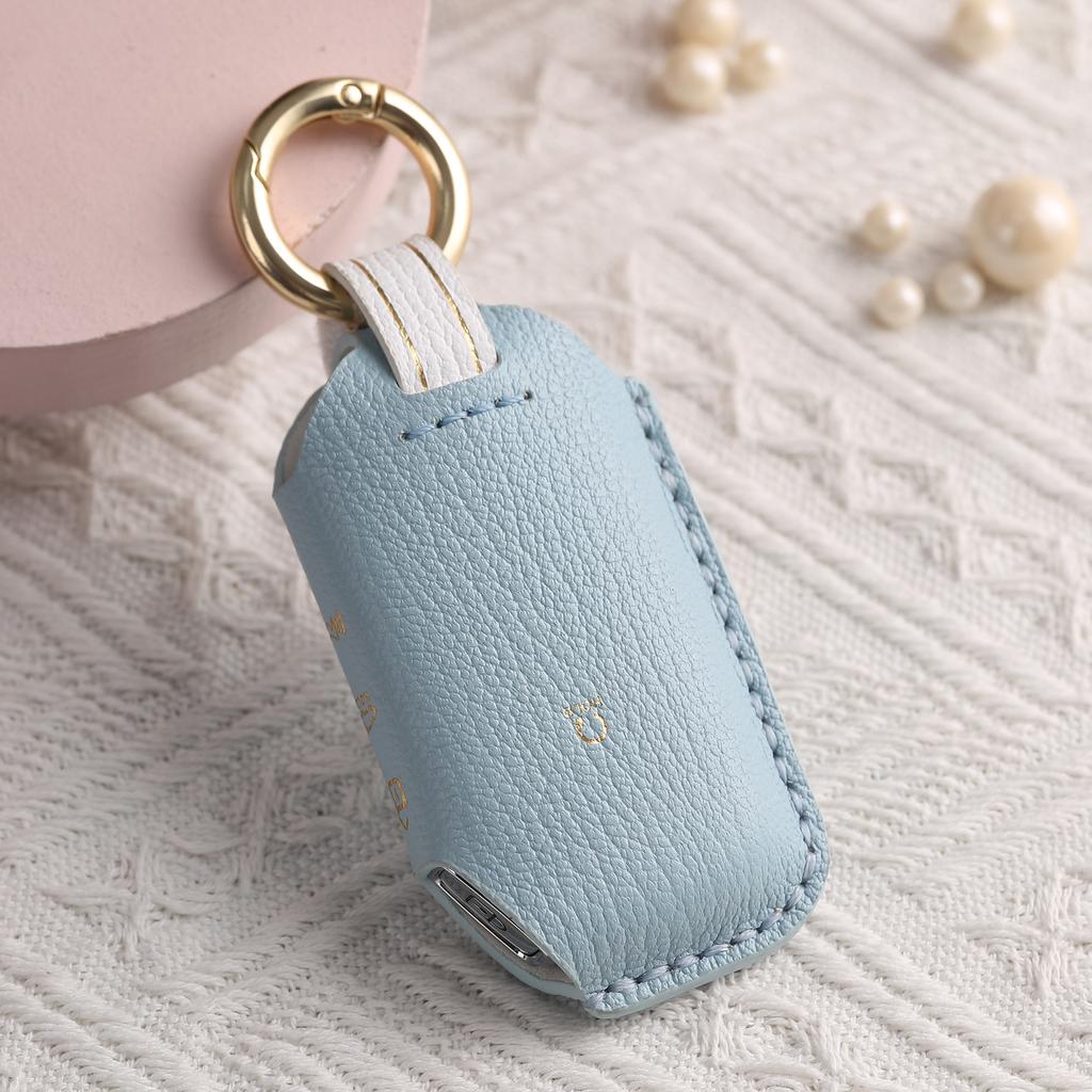 Customized Korean Car Key Cover Is Suitable for Kia Sorento Handmade Genuine Leather Car Key Case