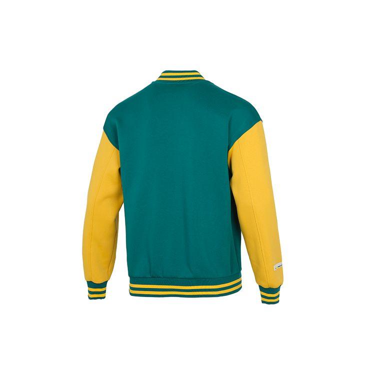 Puma Retro Color Block Bomber Jacket Men Jackets Green 537011-90