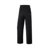 LiNing Solid Color Mid Waist Elastic Versatile Straight Leg Sports Pants Women Bottoms AKLV336-4