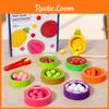 Wooden Matching Cognitive Toys With Fruit Classification Kids Education Early