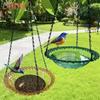 Hanging Bird Feeder,Outdoor Hummingbird Feeder with Hanging Chains,Garden Wild Bird Water Feeder Tray for Patio,Yard Decor
