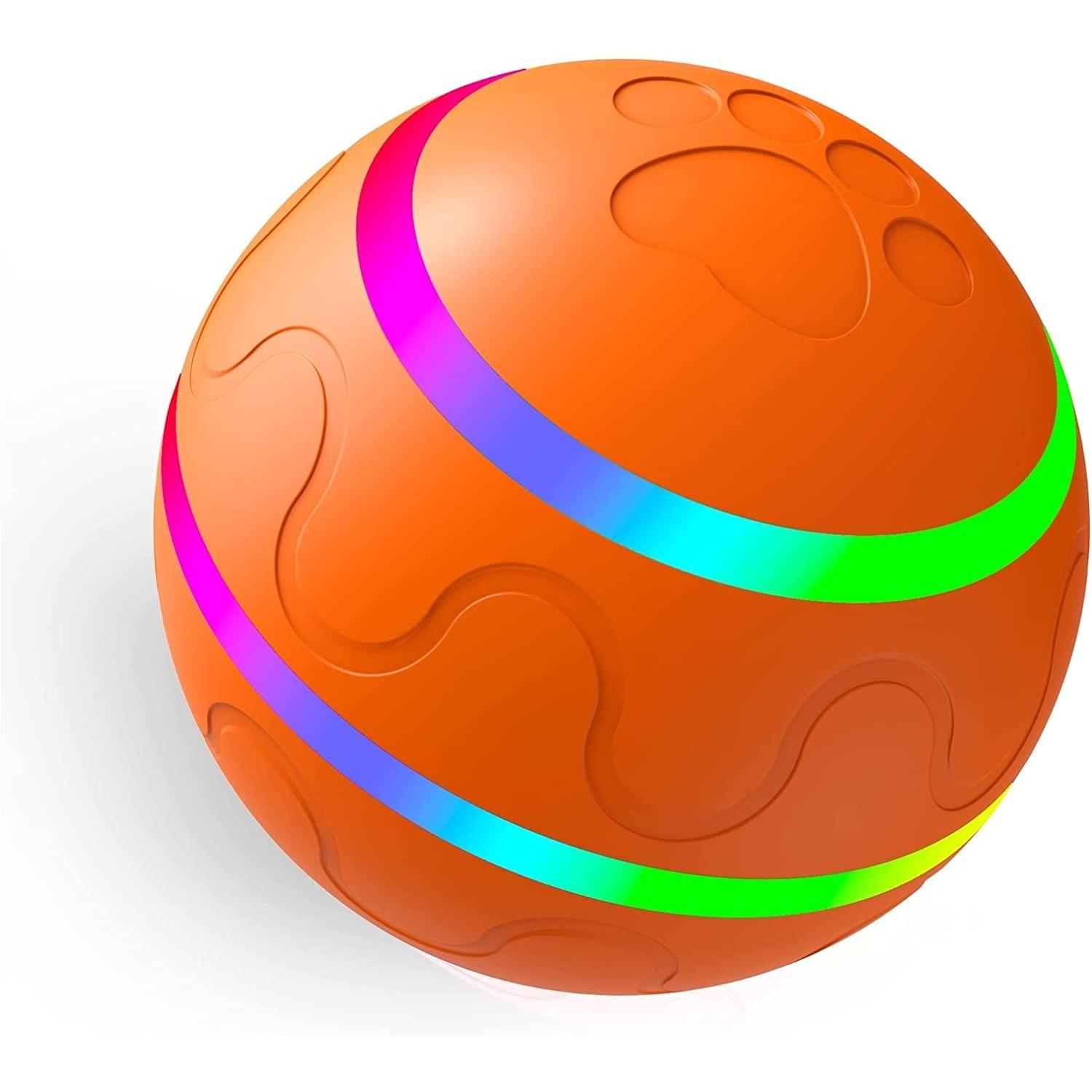 

Интерактивная игрушка для собак с пультом дистанционного управления, изготовленная из натурального каучука, Wicked Ball, активация прыжков, автоматические катящиеся игрушки-мячи