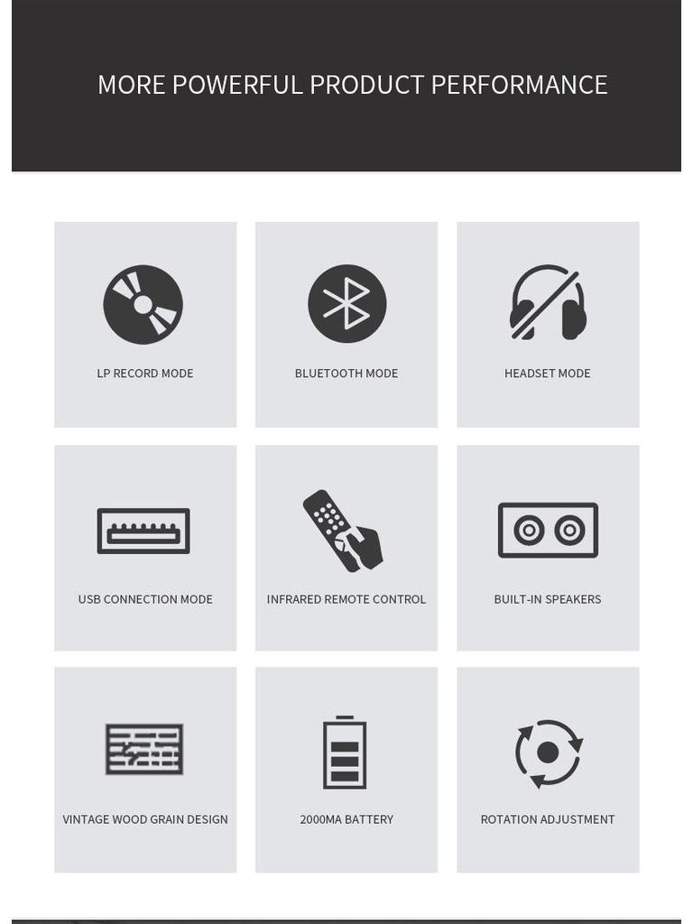 Bluetooth Retro CD Player & Speaker - Portable Home & Birthday Gift