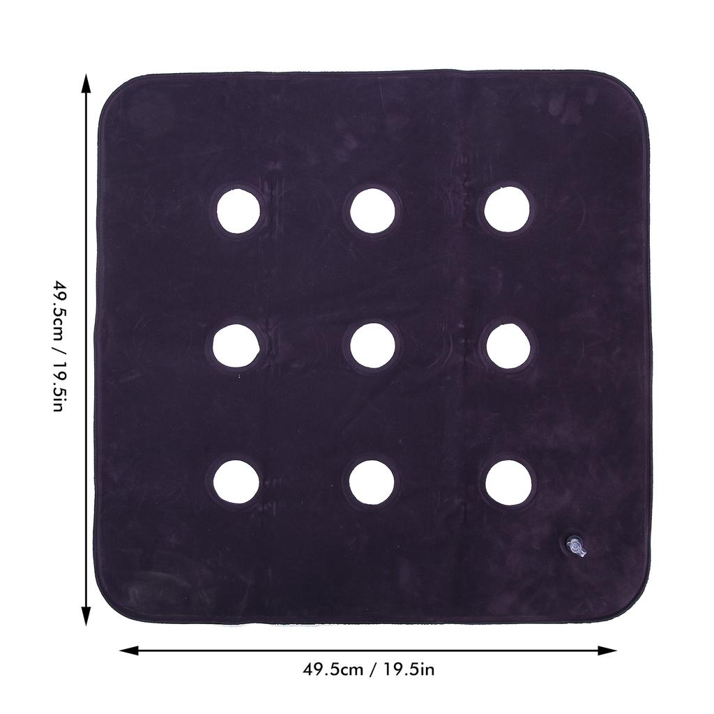AntiBedsore Cushion Inflatable Ch  Cushion for Elderly Bedridden Patient with Pump(Royal Blue )