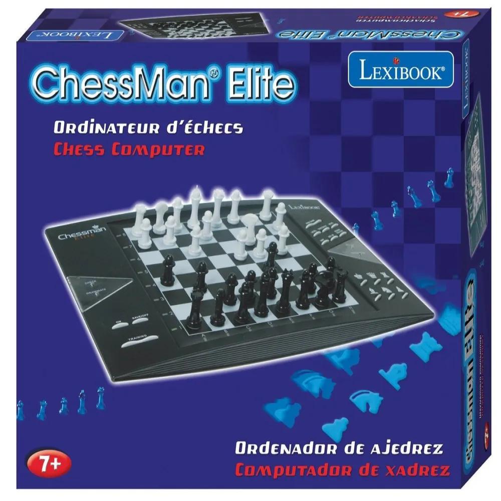Lexibook Chessman Elite Electronic Chess Game 64 Levels Difficulty Black