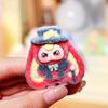 9Pcs Baby Three Flocked Cartoon Gentleman Mini Bean Dolls Cute 4Cm Desktop Ornaments Bag Accessories For Kids  Toys