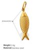 Fashion Daily Versatile Ocean Theme Diy Small Fish Pearl Pendant Does Not Fade Jewelry Accessories