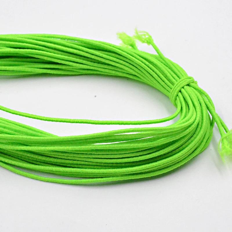 

Эластичный ремешок, веревка, шнур, 15 цветов, диаметр 1,0 мм, бисер, сделай сам, для изготовления ювелирных изделий, браслета, ожерелья светло-зеленый
