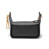Bally Solid Color Zipper Closure Leather Pillow Bag Crossbody Shoulder Bag Women Bags Black 6303098