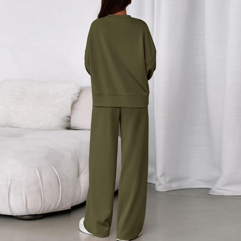 Two Piece Sets For Women Casual Loose Long Sleeve Shirts And High Waisted Drawstring Shorts Tracksuit Fall Outfits