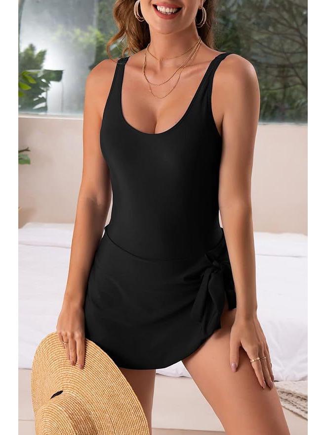 European & American Sexy One-Piece Swimsuit - Women's Tight-Fitting Bikini