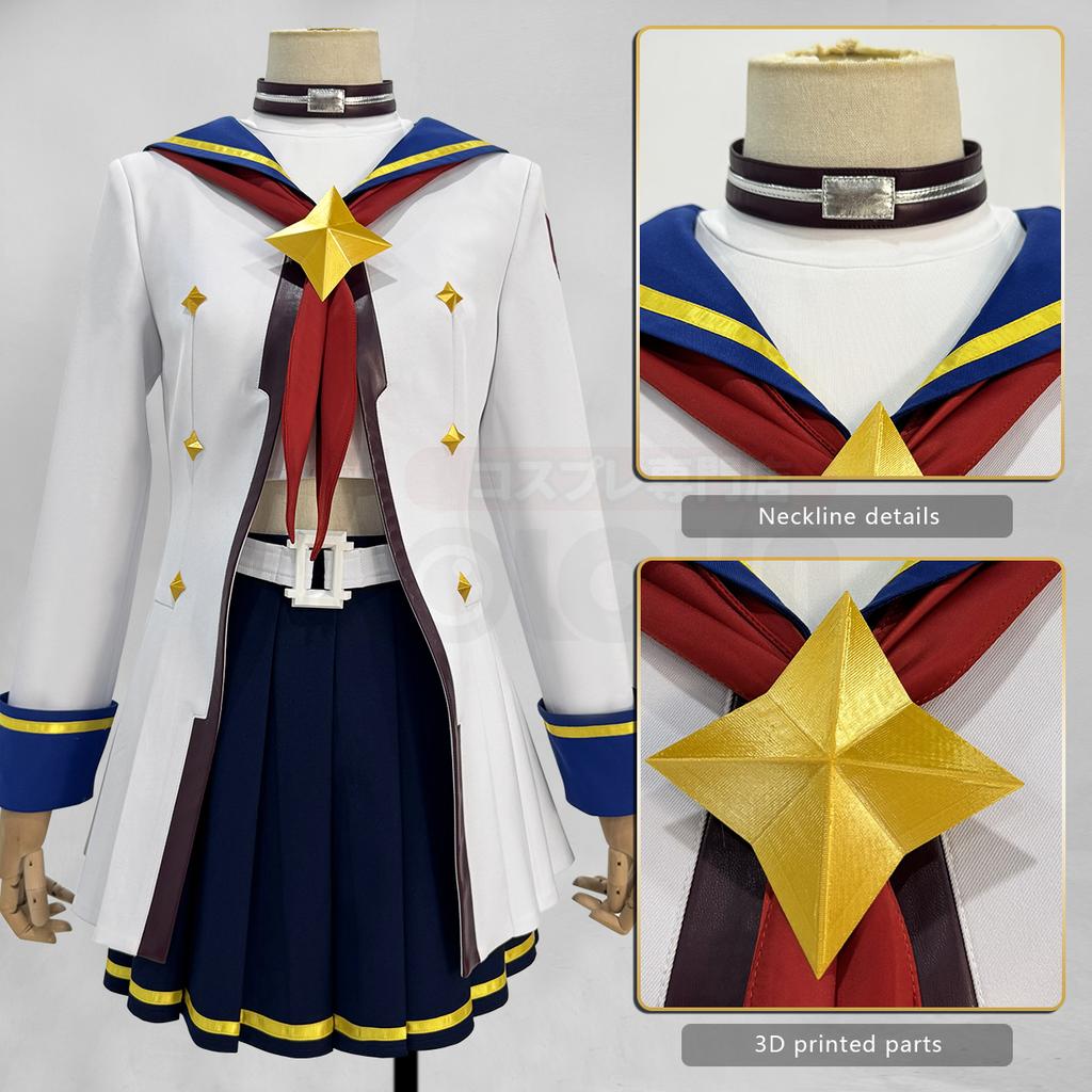 HOLOUN Derby Game Oguri Cap Cosplay Costume Halloween Convention Christmas Coat Skirt Top Belt