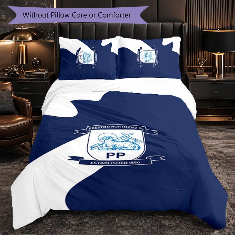 Queens Park Rangers Football Set Biancheria da Letto 3 Pezzi Morbido Copripiumino con Federe Set Decorazione Camera da Letto per la Casa