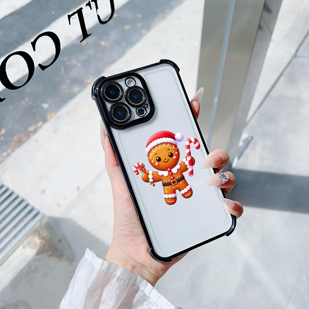 Ae104 Christmas Tree Merry Christmas Electroplated TPU Phone Cases for A20s A54 A12 A14 S22 S23 S24 Ultra A55 A15 S21 FE Four Corner Protection Cover