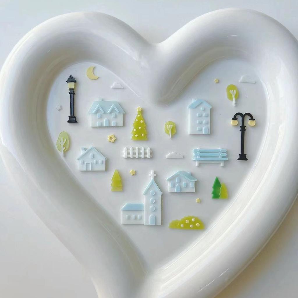 Mini Bread Biscuit Cake Mold Flower Bowknot Silicone Mould Kitchen Food Mold Quicksand Epoxy Resin Molds Jewelry Making