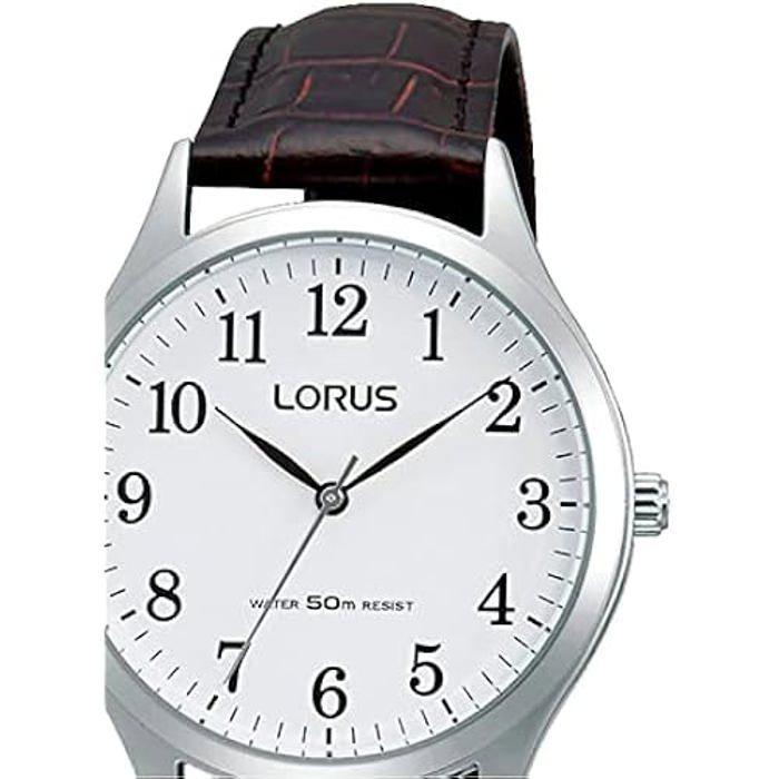 Montre - LORUS - RRX27HX9 - Cuir noir - Étanche 5 Atm - Mouvement quartz
