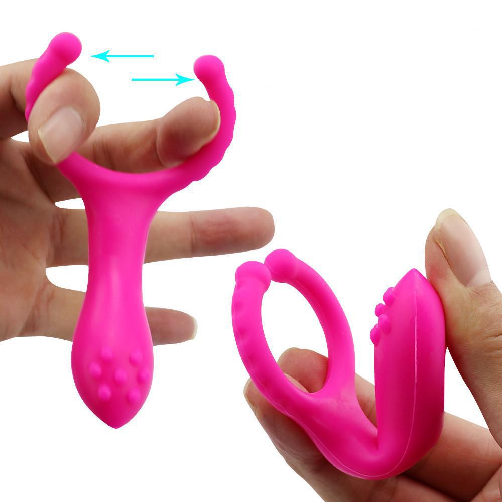 Women's Dual-Action Clitoral Vibrator and Stimulator for Couples
