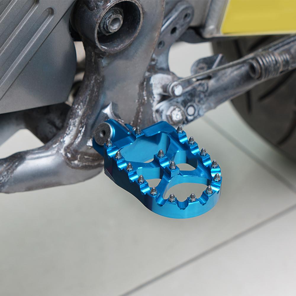 NICECNC Motorcycle Wide Foot Pegs FootRest Footpegs Rests Pedals For Suzuki DRZ400S DRZ400SM DRZ 400S 400SM 2000-