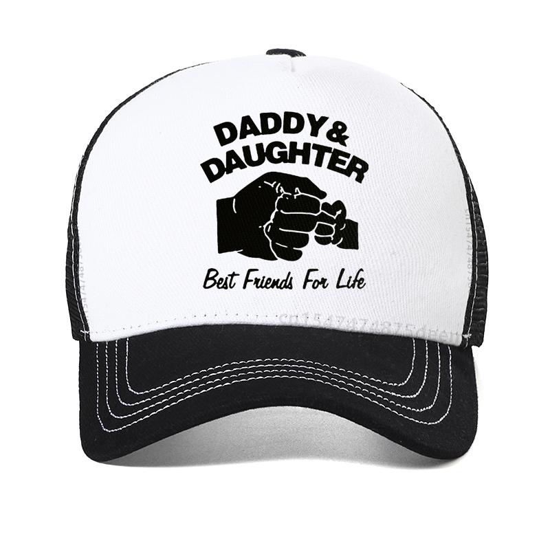 DADDY AND DAUGHTER BEST FRIENDS FOR LIFE Unisexs Popular Baseball Cap Classic Fashion Unisex Mesh Breathable hat