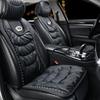 New Top Quality Sofa Puff Leather Universal Car Seat Cover Fashion Crown Rivet Auto Seat Cushion Pad Protector Auto Accessories