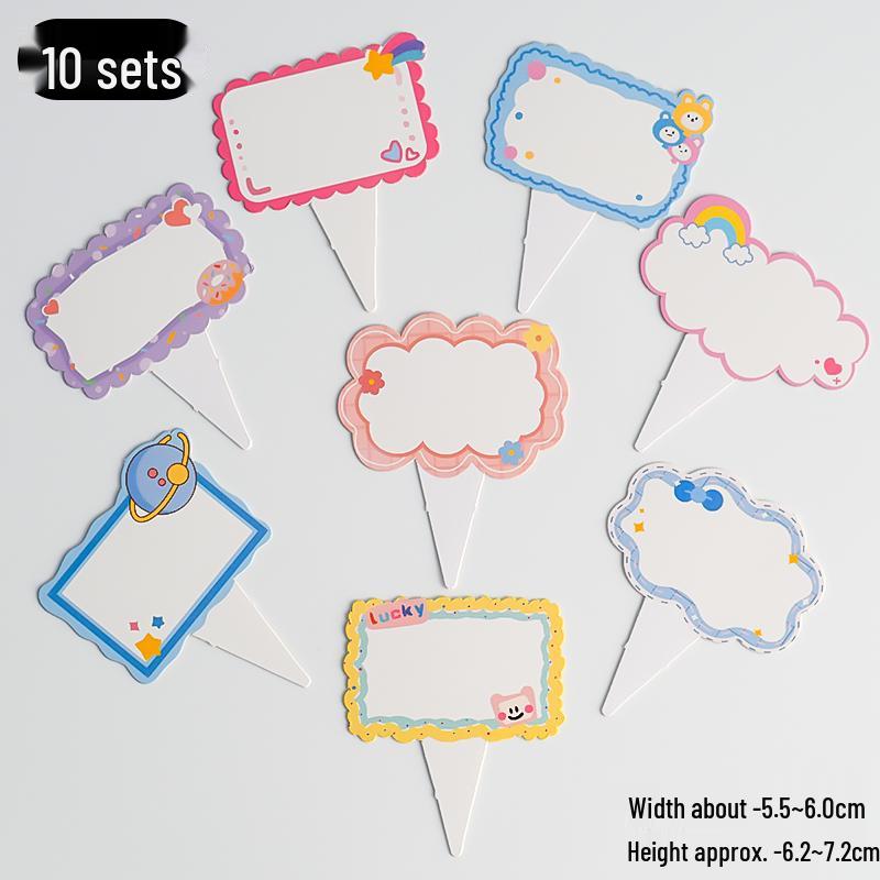 Happy Birthday Rainbow Cake Topper with Writable Greeting Card