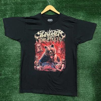 Slaughter To Prevail Grizzly Deathcore Band T-shirt Size Large