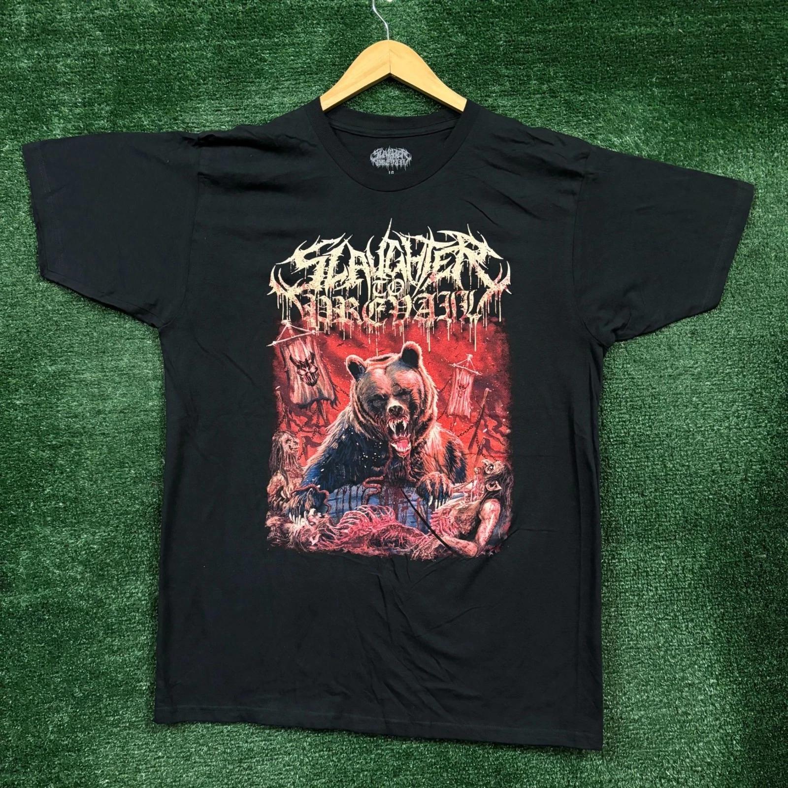 Slaughter to Prevail Grizzly Deathcore Band T-shirt Size Large 2XL