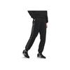 Adidas Solid Color Loose Mid-Waist Cuffed Knit Joggers Women Bottoms Black IK9885