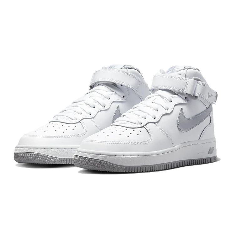 Nike Air Force 1 Mid LE GS Bílá Vlčí šedá DH2933-101