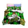 3D Print Ben Alien Force 10 Teenage Hacker Bedding Set Boys Girls Twin Queen Size Duvet Cover Pillowcase Bed Kids Adult