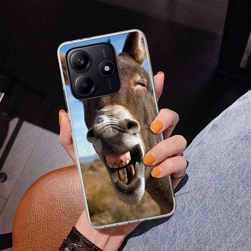 

Funny Donkey Phnoe Case for Phnoe Case for Xiaomi Redmi Note 15 14 14S 13 Pro Plus 12 12S 11S 11E 10S 10 11T 5G Unique Cover Coq Redmi Note 13 5G