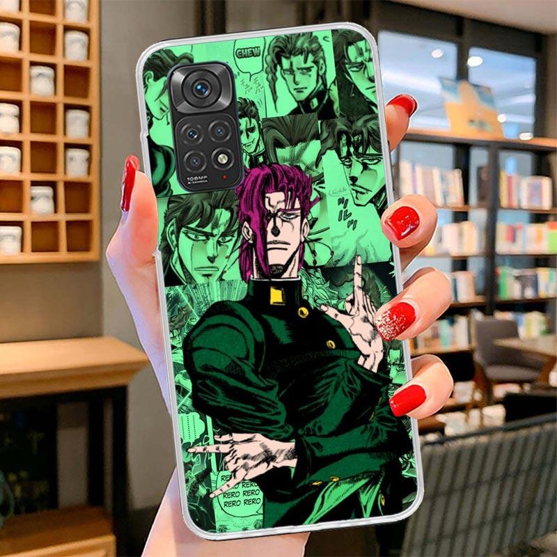 JoJo Bizarre Adventure Anime Cover Phone Case For Xiaomi Redmi Note 15 14 13 12 11 10 Pro Plus 14S 12S 11S 11T 11E 10S Soft Fund
