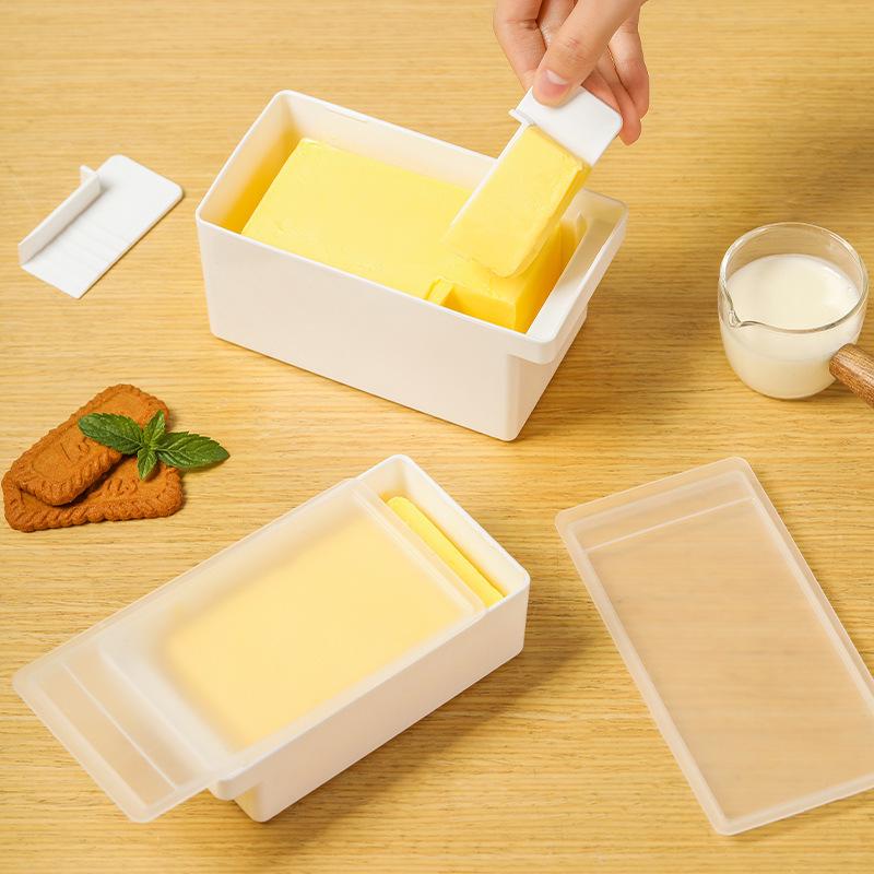 Cheese Storage Box with Spatula and Slicer – Dustproof and Fresh-Keeping